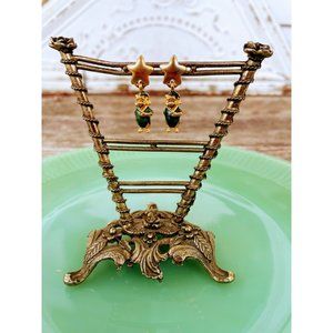 Vintage Disney Winnie the Pooh Enamel dangle Earrings